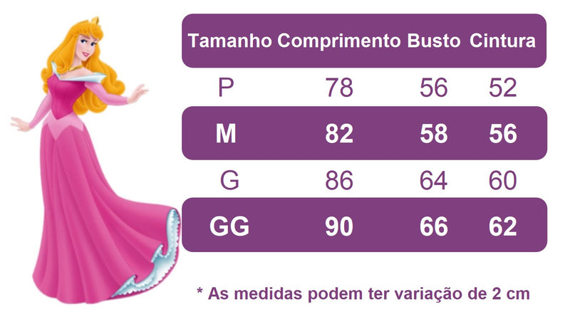 Fantasia Infantil Menina Princesa Aurora Bela Adormecida Barbie Pink Luxo Festa